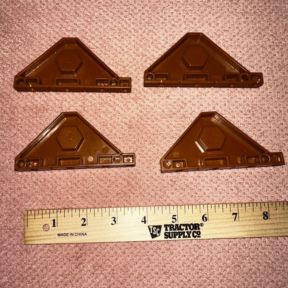 4 Fisher Price Imaginext Medieval Castle Replacement Triangular Bracket Pane - Picture 2 of 2